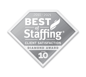 Best of Staffing Client Diamond Award 10 years