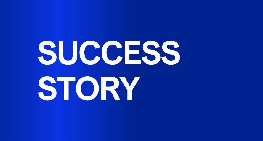 Hero Image with the words Success Story